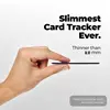 New Wireless Charging Wallet Tracker Card Waterproof GPS Locator Smart Tag Work with Apple Find My App Bluetooth Tracking 4