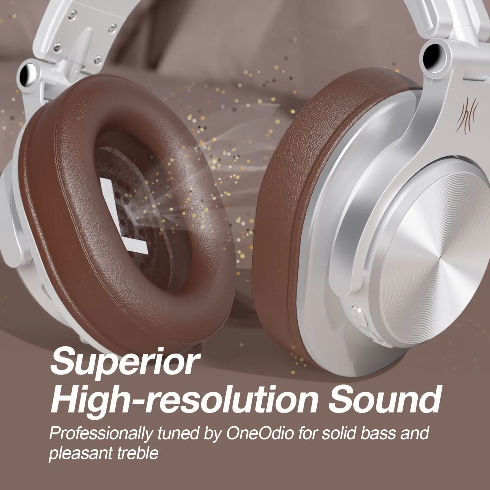 Oneodio-auriculares inalámbricos A70 Fusion, cascos con Bluetooth, sonido  de graves, estudio de grabación, con cadena de margaritas, para mezcla  profesional de DJ