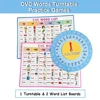 Montessori CVC Word List, CVC Phonics Turntable, Spinner Game, English Teacher Teaching Aids, Spelling Games Homeschool Supplies 1
