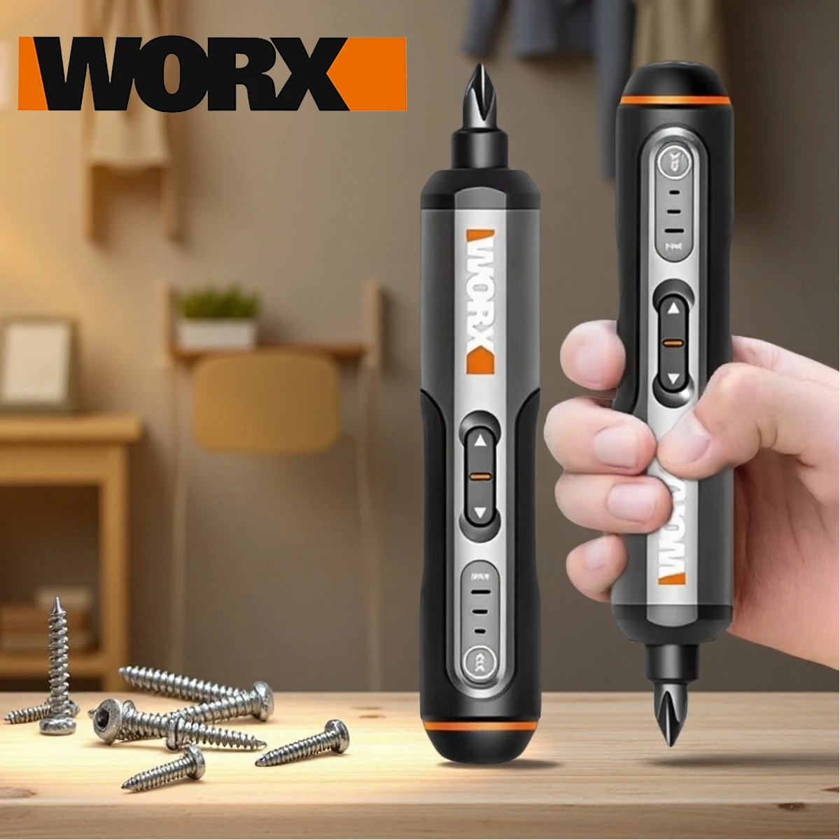 Electric Power Screwdriver Worx-mini 4V WX240 Wireless USB handle Drill Tool WX240.7/WX240/WX242