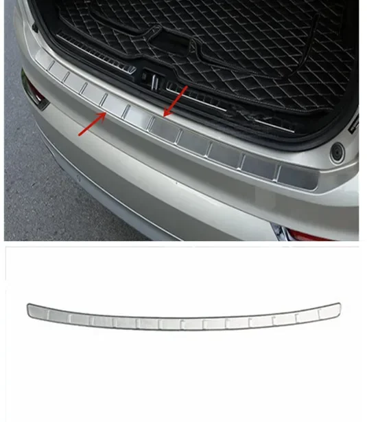 

Для VOLVO XC90 2015-2024 защитная пластина порога багажника из нержавеющей стали, приветственная педаль, защита от царапин, автомобильные аксессуары