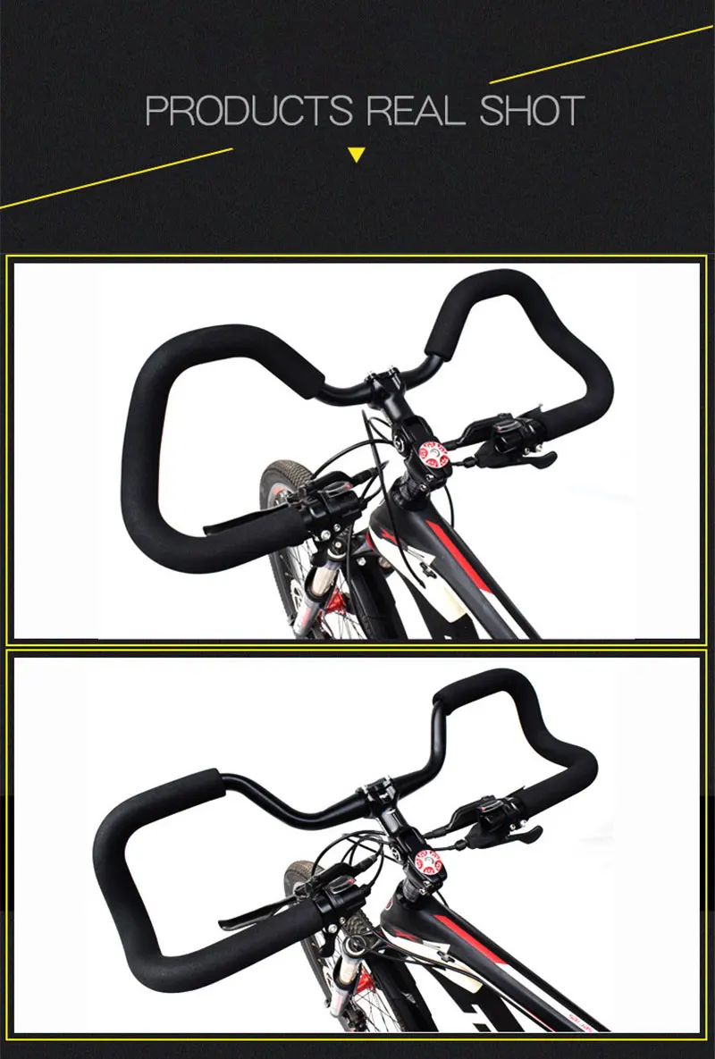 Bicycle Butterfly Handlebar 580mm Mountain Bike Aluminium Alloy Adjustable Long Distance bicycle accessories bicycle handlebar