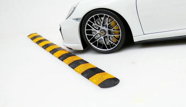 Auto Reifen Gummi Parkplatz Curb Räder Stopper Mit Gelb Refective Streifen  Für Garage Boden Lkw Anhänger Gabelstapler Auto Lkw - AliExpress