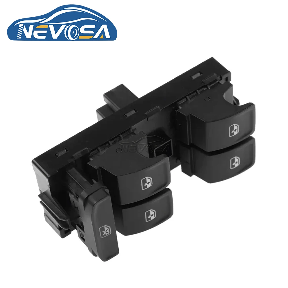 네포사 5G 0959857 D For Volkswagen Golf Skoda Superb BJ 2015 2016 2017 파워 윈도우 스위치 드라이버 사이드 리프터 제어 버튼 10Pin