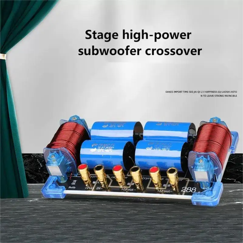 B-967 Single Double 15 Inch/18 Inch Subwoofer Stage Speaker Frequency Divider Full Frequency Speaker Crossover 2600W