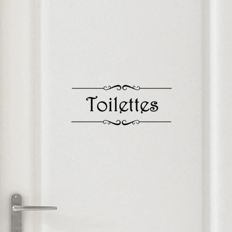 Funny French Toilet Vinyl Stickers