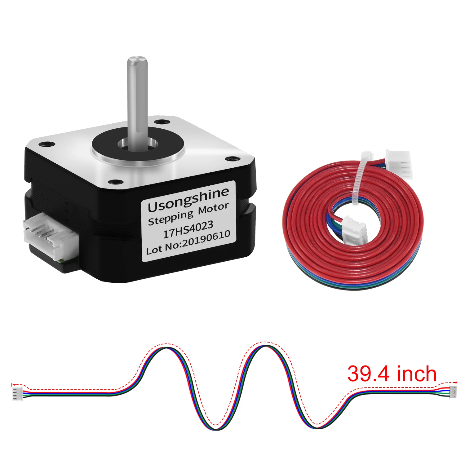High-Precision Compact Stepper Motor, 0.7A 12V, 14N.cm Torque
