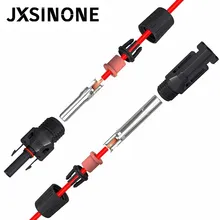  JXSINONE 1Pair T10038 Solar Connector Solar Plug Cable Connectors (Male and Female) for Solar Panels and Photovoltaic Systems 