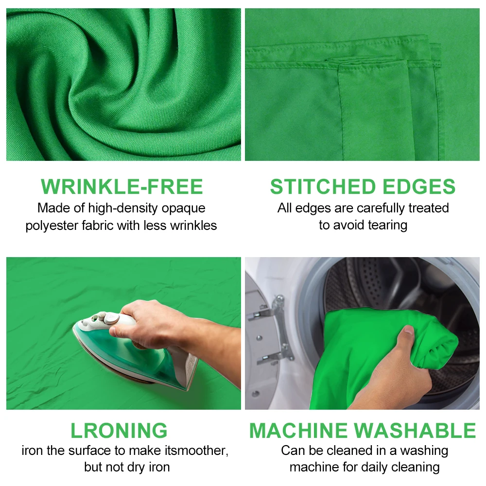 Background For Photography Backdrops White/Black/Blue/Green Screen Chroma Key Muslin Studio Photo Shooting Backdrop Cloth Paper 3