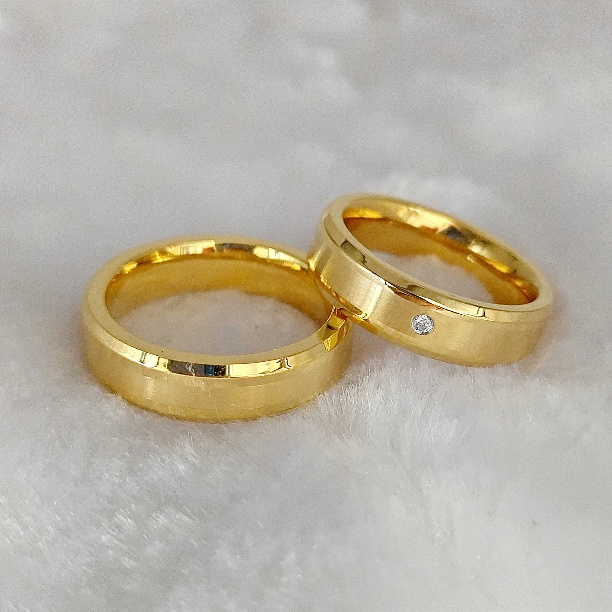 Gentleman Temperament Plated 24K Gold Ring Men's Domineering Ring Eternal Engagement  Wedding Ring - Walmart.com