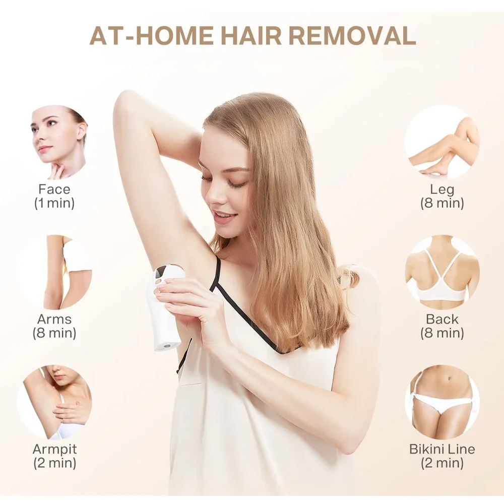 Mijia IPL Permanent Lady Laser Hair Remover Device Ice Cool Painless Epilator For Women Body Bikini Facial Hairs_voghion.com