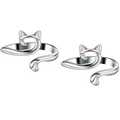 2Pcs Pink Cat