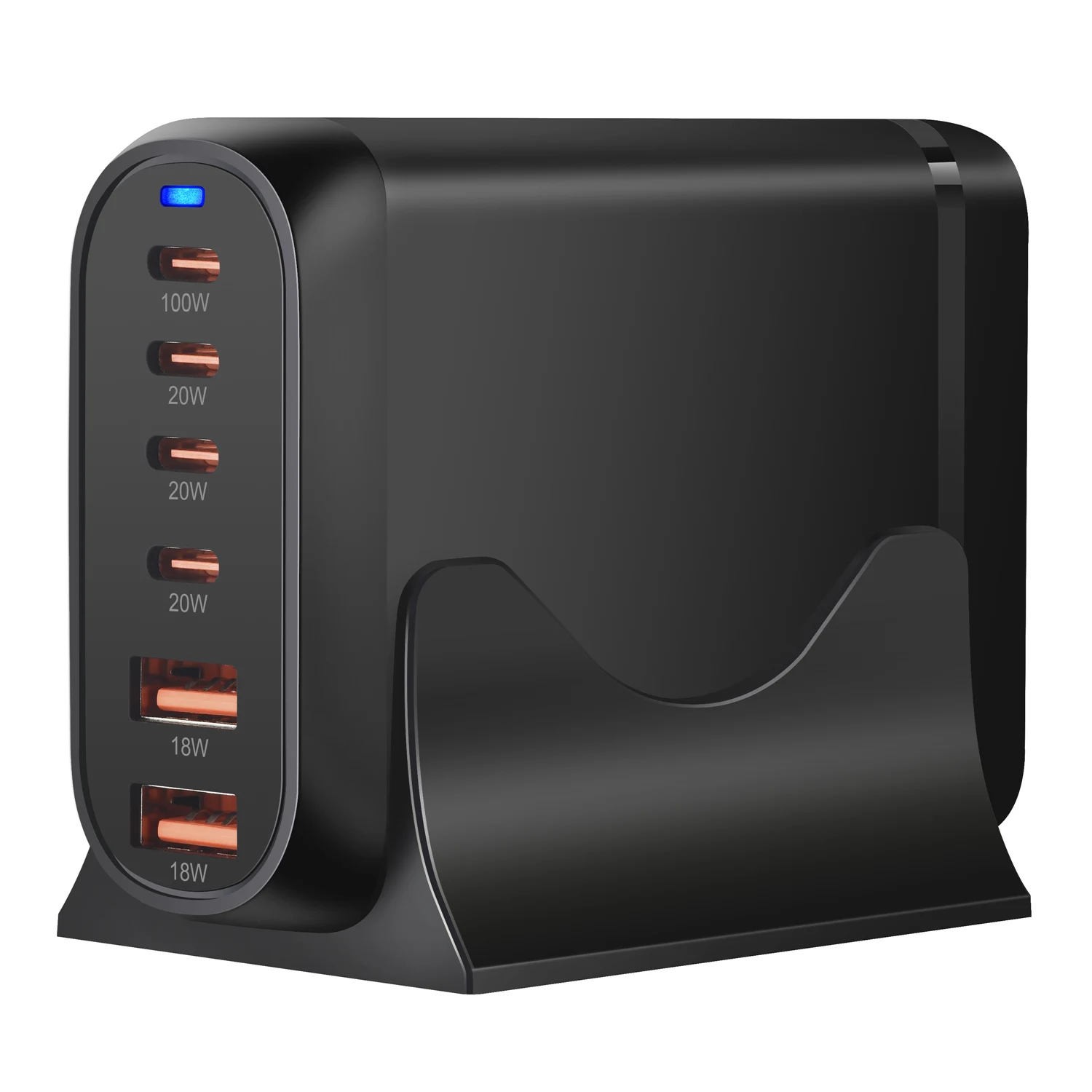 Chargeur GaN 200W à 6 Ports USB-C - Recharge Ultra-rapide Pour Tous Vo