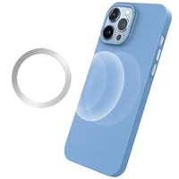 Универсальное магнитное металлическое кольцо из нержавеющей стали 2024, для беспроводного зарядного устройства Magsafe, наклейка из железного листа, магнитный автомобильный держатель для телефона — изображение 5