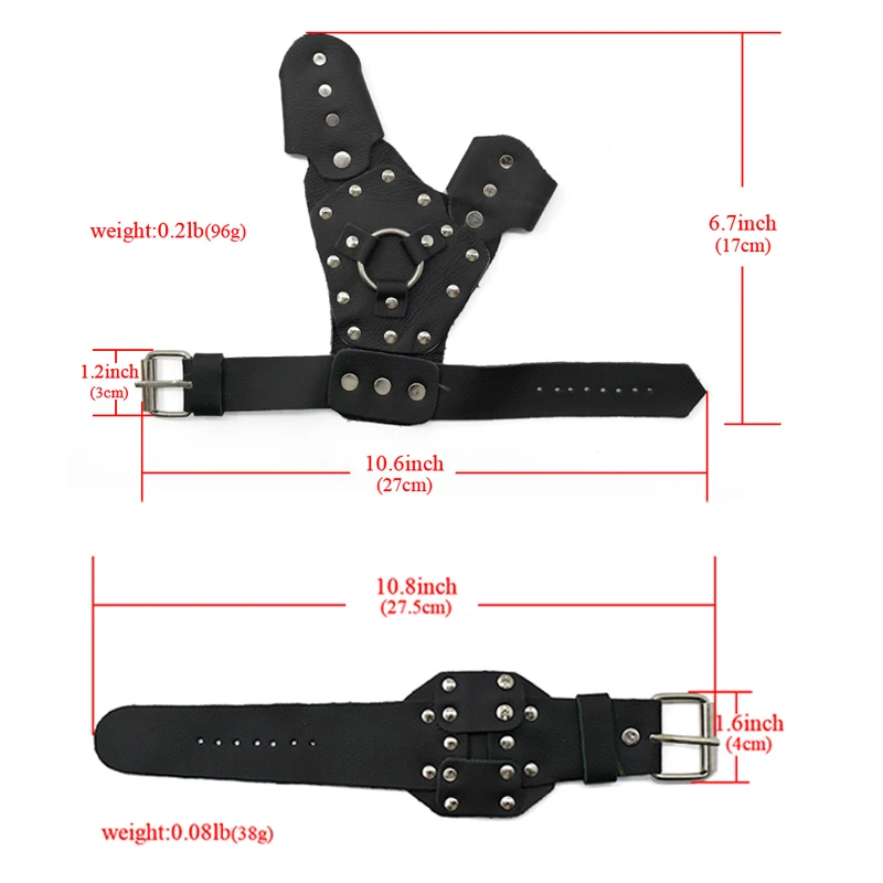 Fishing Handguard Wristband Slingshot Protective Gloves Adjustable Strap Outdoor Hunting Accessories For Left/Right Hand slingshot accessories