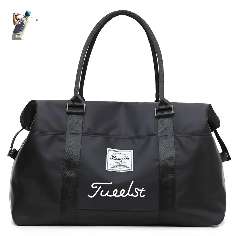 Golf Bag Embroidery Logo Sports Bags Golf Shoes Clothing Bag Women Female Men Golf Handbag Waterproof