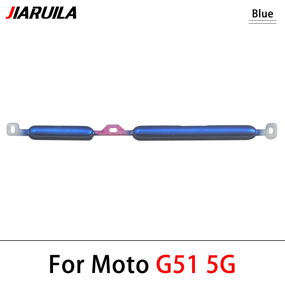 측면 볼륨 버튼 + 전원 켜기/끄기 버튼 키 교체 부품 모토 G71 G60S G60 G41 G51 5G G Pure용