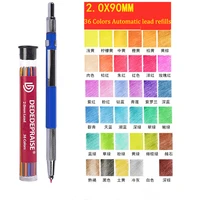36Color Pencil Lead Mechanical Automatic Pencils 2.0MM HB lapices portaminas lapiz Art Supplies for Drawing Painting Stationery 1