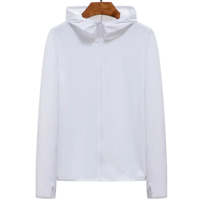 UPF50+ Outdoor Summer Sun Protection for women Light ice Silk reathable UV Protection Fishing Hooded Skin For Men Skinsuit