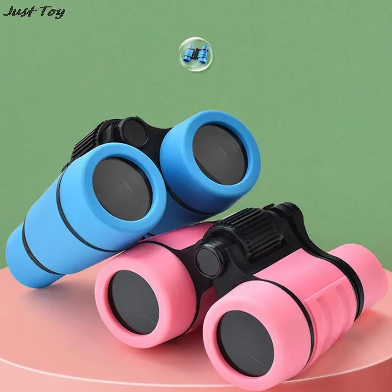 

4X30 Kids Binocular Telescope Children Educational Learning Telescope Bird Watching Folding Handle Anti Slip Optics Telescope