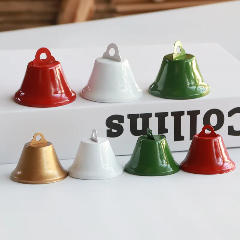 

20pcs 38mm 45mm Metal Christmas Bells Handmade Bell Crafts Pet Toys Ornaments Wholesale