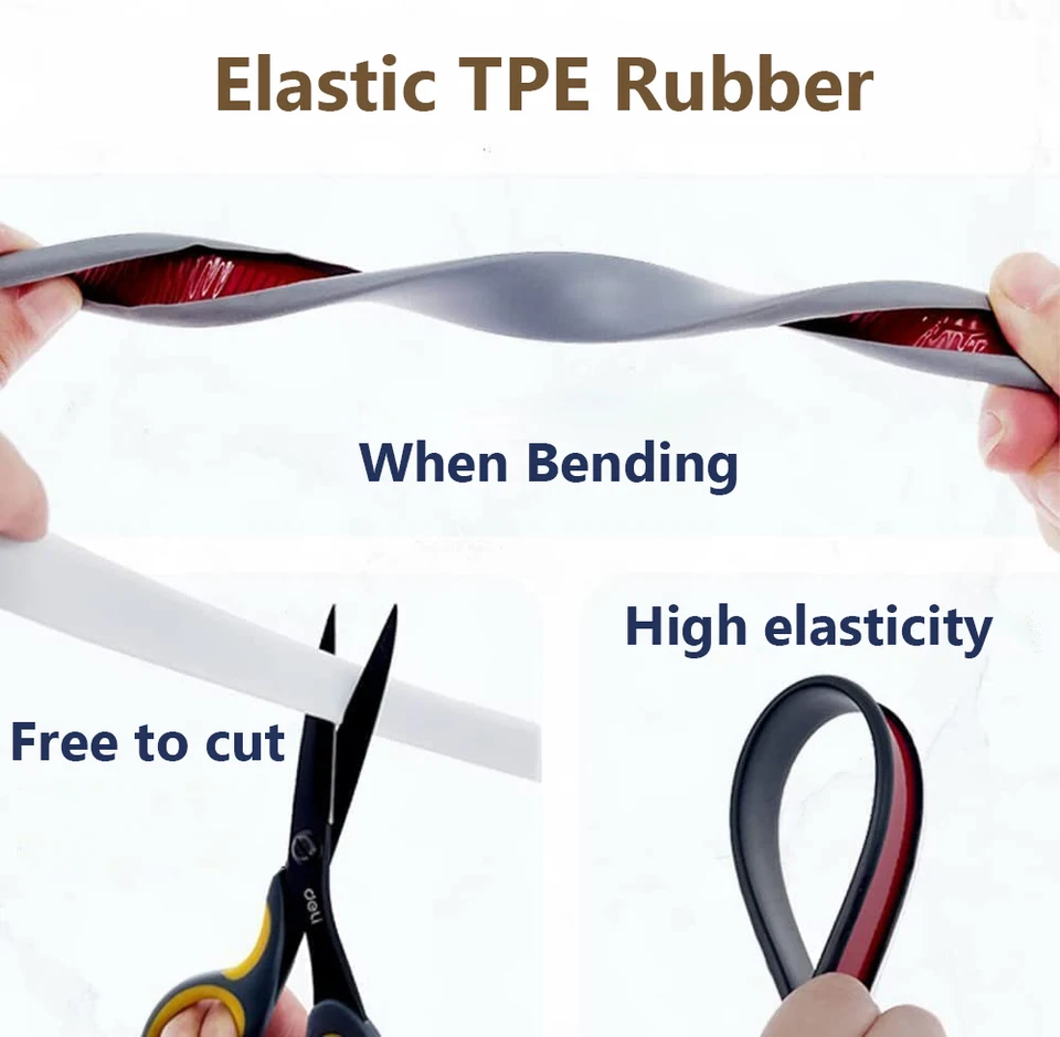 U-vormige Randbanding, TPE Flexibele Meubelrandbeschermer Voor Meubelreparatie Meubelrestauratie 12mm Wit U-vormige Randbanding, TPE Flexibele Meubelrandbeschermer Voor Meubelreparatie Meubelrestauratie 12mm Wit
