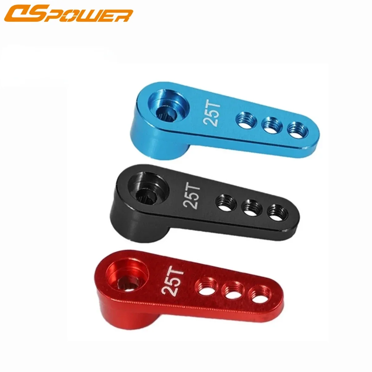 DSPOWER 25T Servo Horn 28.5mm Metal Servo Arm for 1/10 RC Car Boat Crawler Wltoys Futaba HSP Axial SCX10 Parts Accessories 2