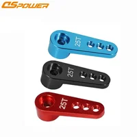 DSPOWER 25T Servo Horn 28.5mm Metal Servo Arm for 1/10 RC Car Boat Crawler Wltoys Futaba HSP Axial SCX10 Parts Accessories 2