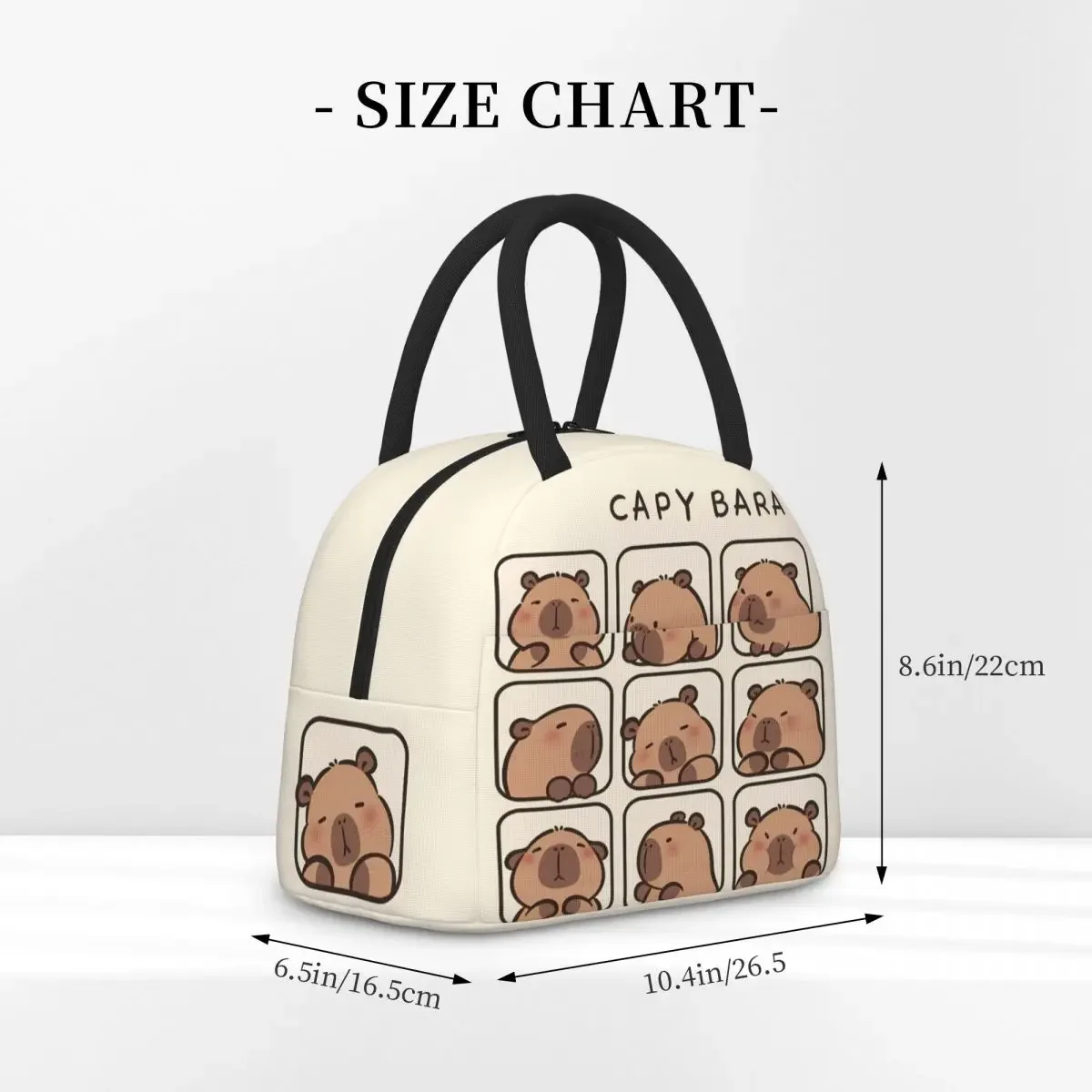 Capybara Lunch Box Cooler Thermal Food Insulated