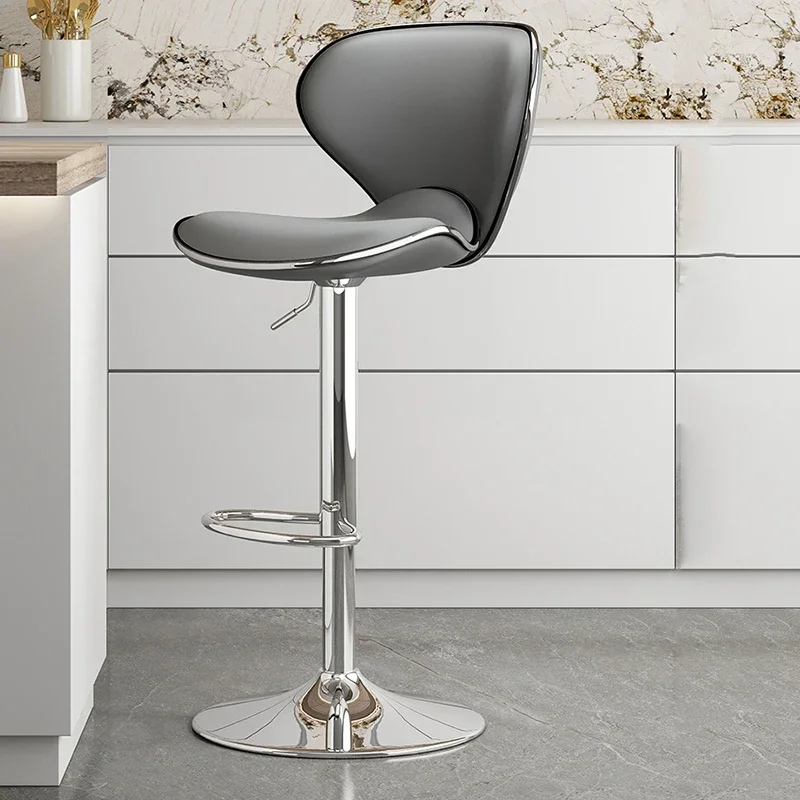 

Luxury Counter Rolling Bar Stool Chair Wheels Household Bar Stool Backchairs Lifting Minimalist Nordic Taburete Furniture