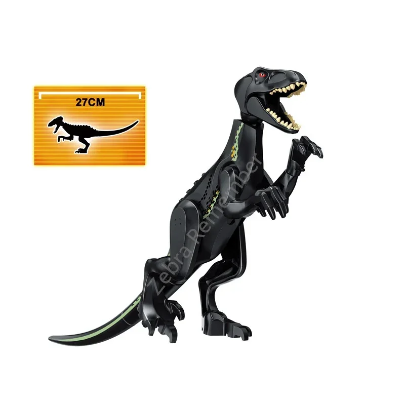 thumbnail image 1 of Figuras de dinosaurios de Jurassic World 2, Tyrannosaurus Rex, Indominus Rex, I-Rex, Indoraptor, bloques de construcción, juguetes para niños compatibles, 1 of 4