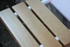 YUSUN Bathroom Wooden Foldable Shower Seat Wall Mounted 6