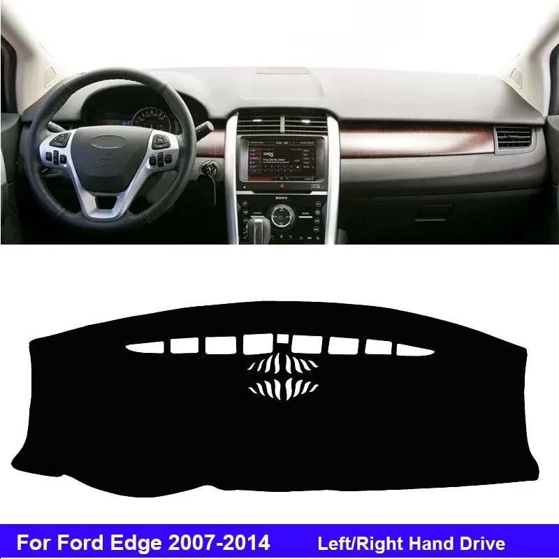 Car Inner Dashboard Cover For Ford Edge 2014 2013 2012 2011 2010 2009 2008 2007 Auto Dash Mat Carpet Cape Sun shade Dashmat
