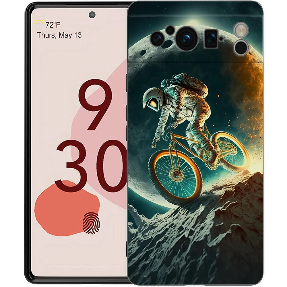 Cycling Art Shockproof Soft TPU Phone Case Cover – Durable Protection with Stylish Design