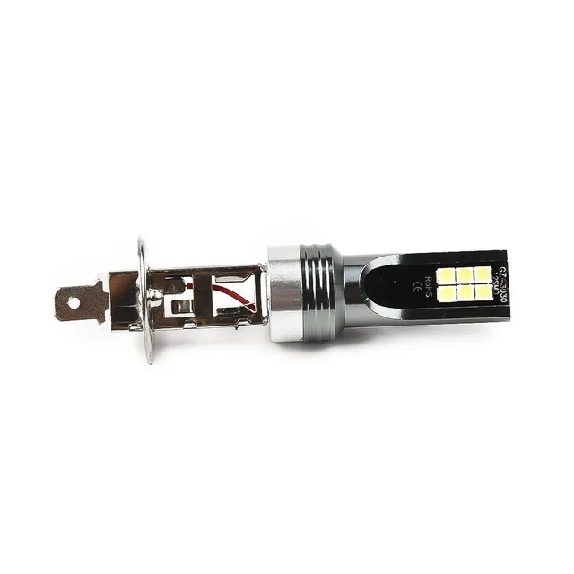 2pcs H1 LED Lights Bulbs Car Headlight Side COB SMD LED Bulb Light 14000LM 6000-6500K White High Low Beam Lamp 4
