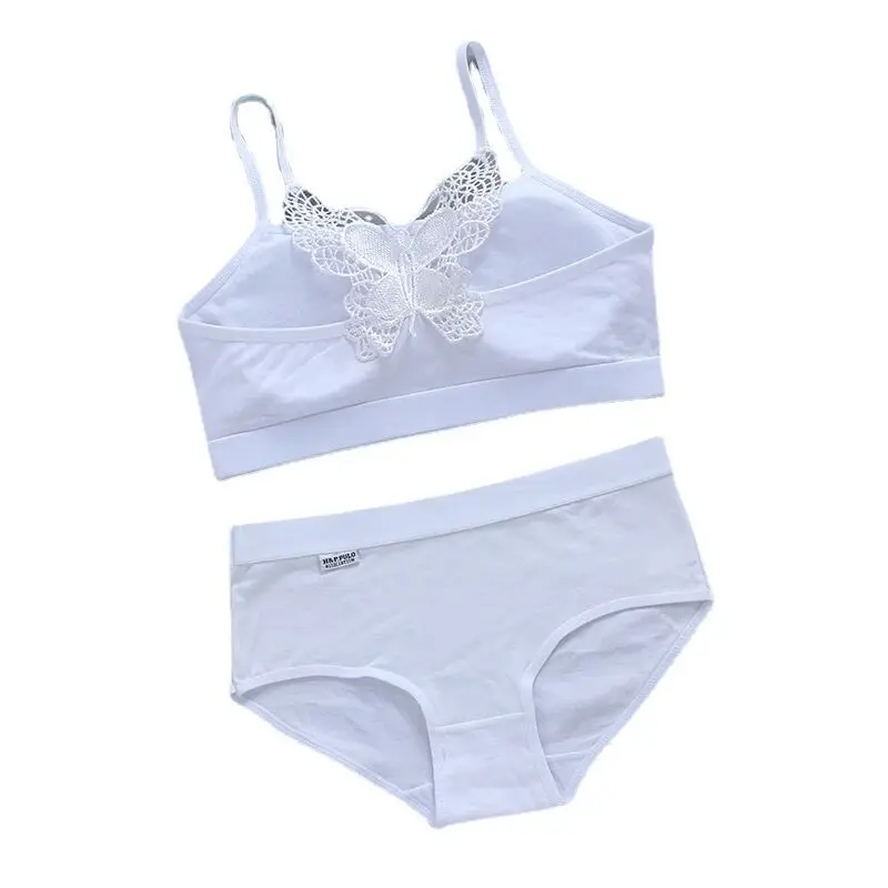 Puberty Girls Sports Bra Set Underpants Set 8-14y girls sports bras