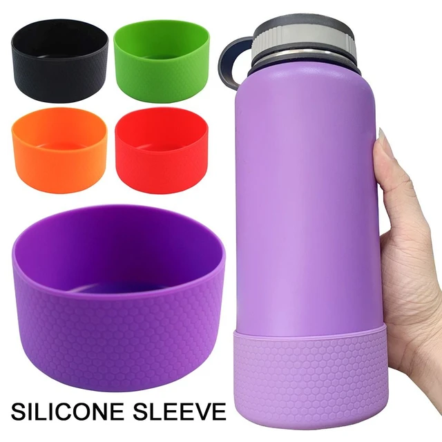  Silicone Water Bottle Boot, Anti-Slip Protective