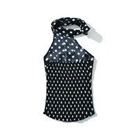Ariel Polka Dot Tie Bow Skirt Set 4