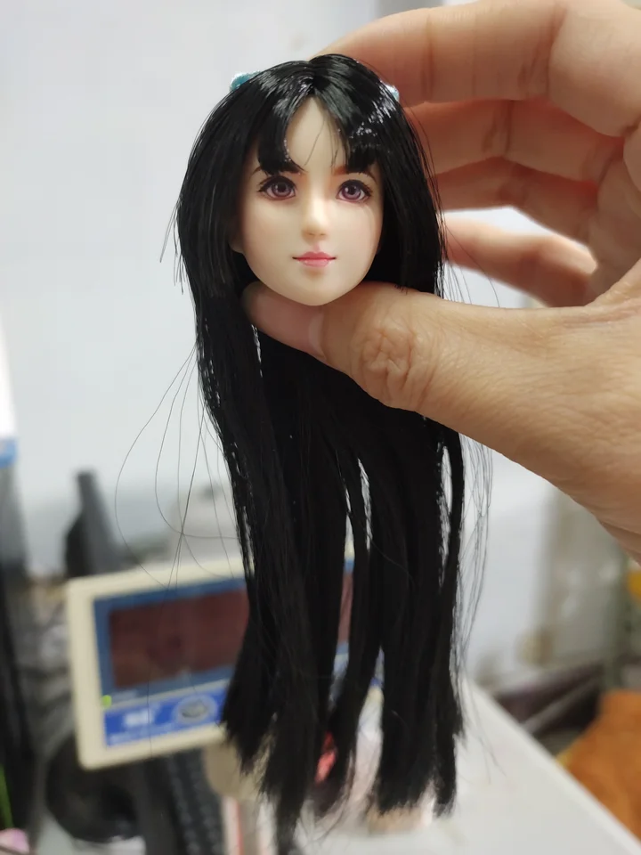 1/6スケール 女性ヘッドスカルプト OB TBL LD ガールヘッドフィギュア