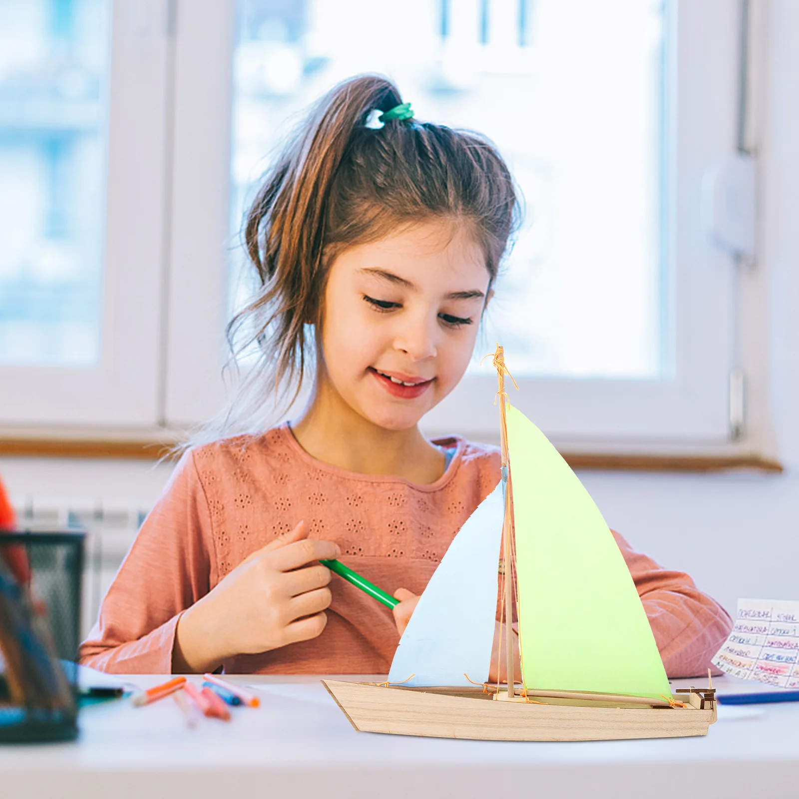

Wood Sailboat Puzzle 3D Wooden Sailboat Assembly Sailboat Woodcraft Model Decor Boat Model Sailing Ships Kids Diy Crafts Ocean