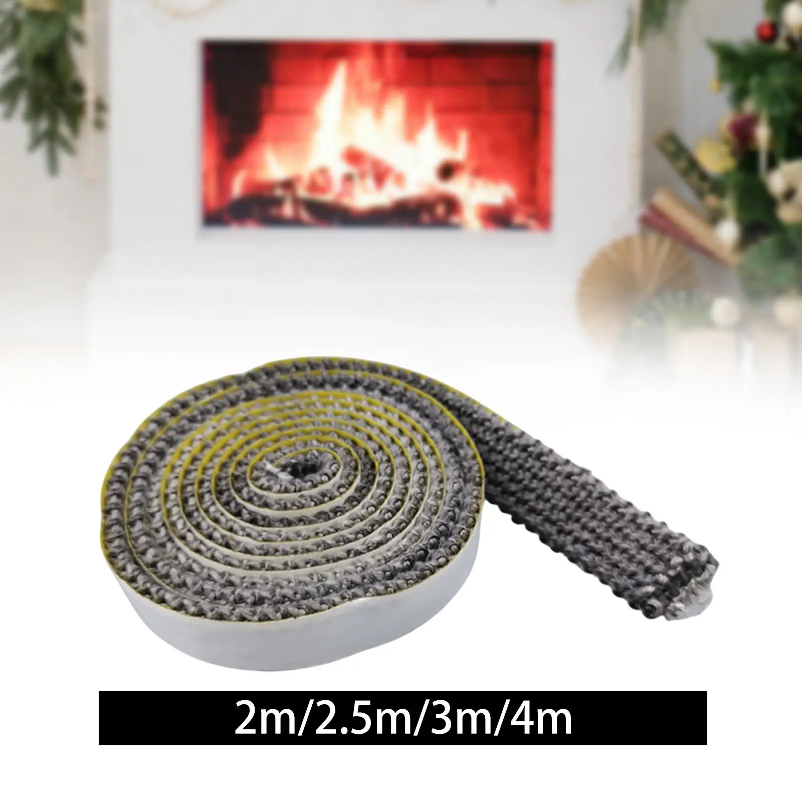 Fireplace Gasket Tape for Wood Stoves Replacement Rope for Door