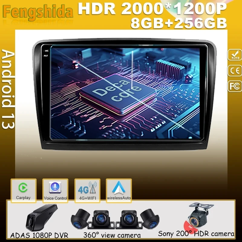 

Автомобильное видео Android для Skoda Superb 2 B6 2008 - 2015 автомобильное радио No 2din плеер сенсорный экран головное устройство 7862 навигация Bluetooth