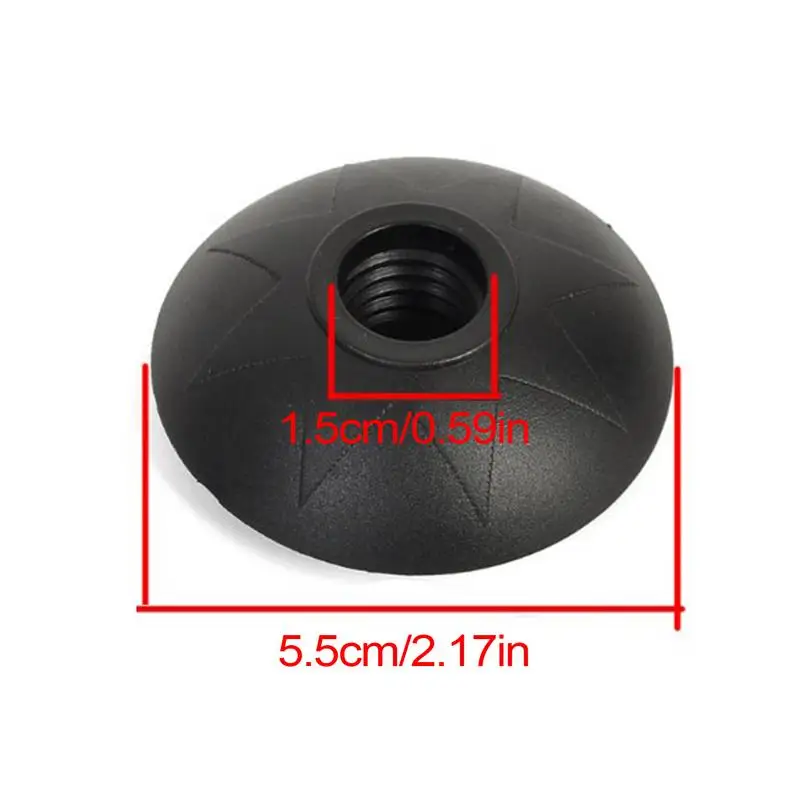 Mud Baskets For Hiking Poles 2X Round Snow Ski Mud Basket Tips Protector Hiking Pole Tips Walking Stick Replacement Accessory