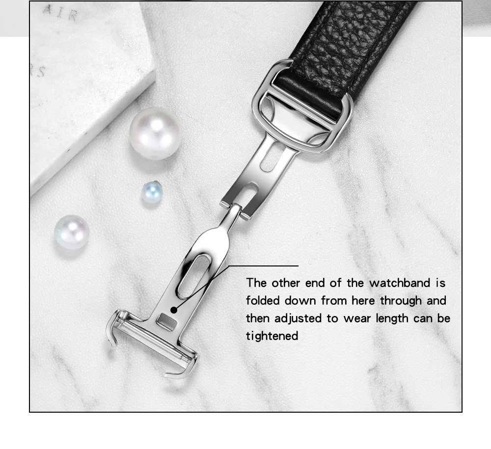 Fashion SANDA  Roman Time scale 1108 Rectangular Couple Frank Watch Silver Luxury Business Genuine Leather Quartz Horloge Homme 3
