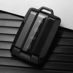 Premium Soft TPU Car Remote Key Fob Protector Shell - 2021 Edition Car Accessories (Transparent Black)