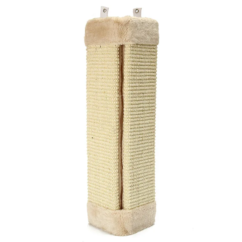 Cat Scratches Board Pet Kitten Wall Corner Scratching Mat Post Tree Scratcher Sisal Hemp Kitty Plush Toys 49X23cm 2 Colors |