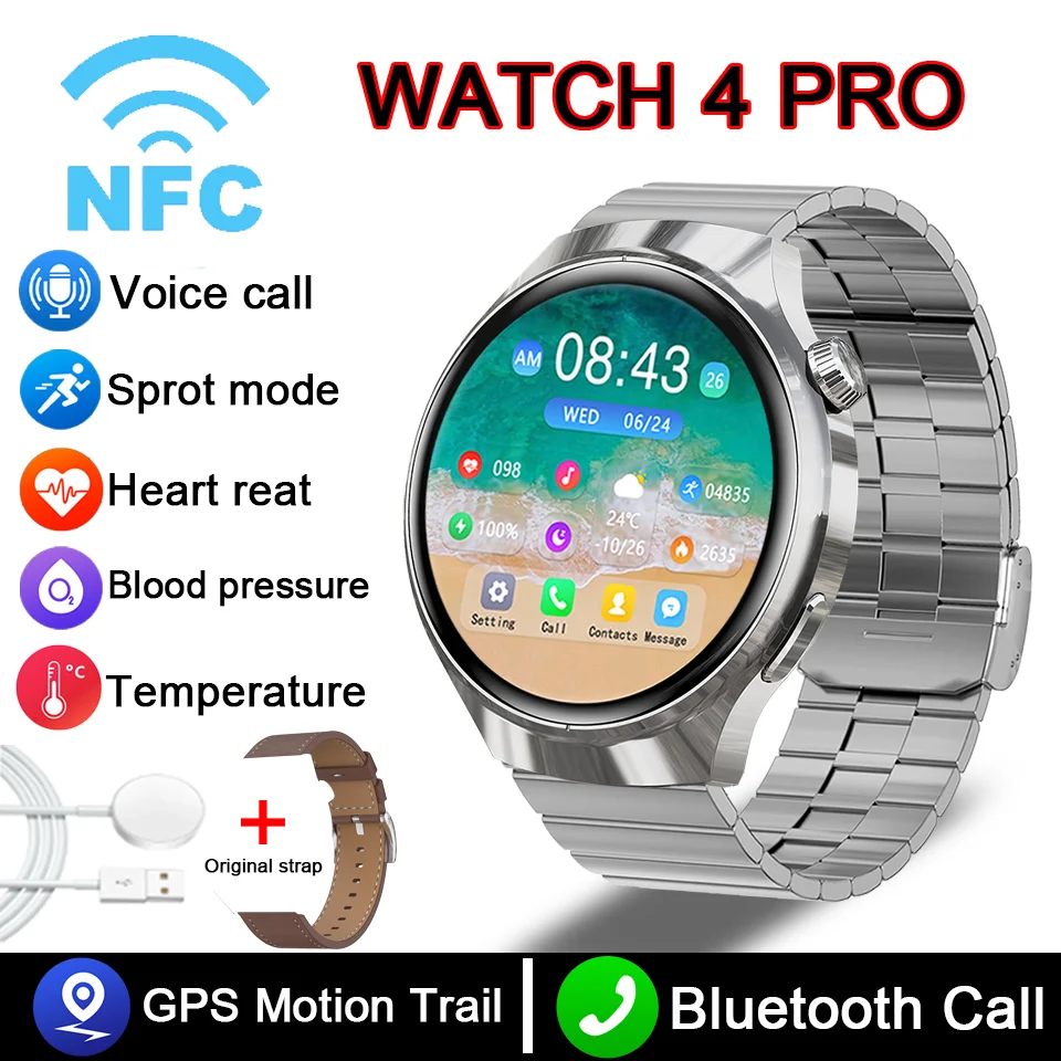 For HUAWEI GT Pro GPS NFC Smart Watch Men 360*360 AMOLED Screen Heart rate Bluetooth Call IP68 Waterproof Man Smartwatch 2024 20