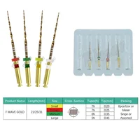 Wave Gold Endodontic Reciprocating Files for Endomotor Root Canal Treatment – Dental Rotary NiTi Endo One Files for Root Canal Preparation - Image 6