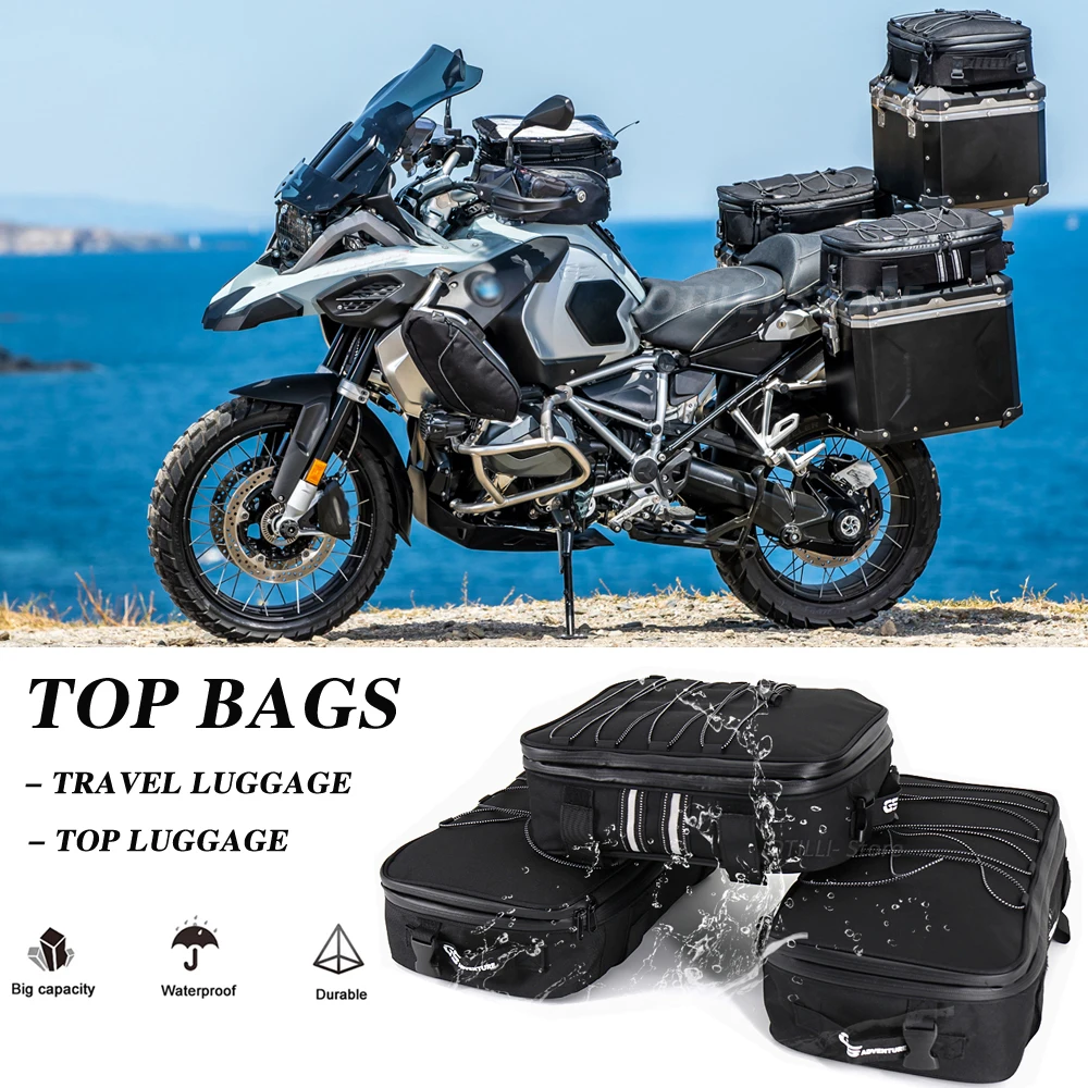 Motorcycle Accessories Top Bags For BMW R 1200 1250 GS LC Adventure Top Box  Panniers Bag Case Luggage Bags F650GS G310GS ADV