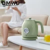 DMWD Household Retro Kettle Electric Water Boiler 1.7L Heating Pot  304 Stainless Steel Tea Pot Potable Coffee Pot Thermometer 5